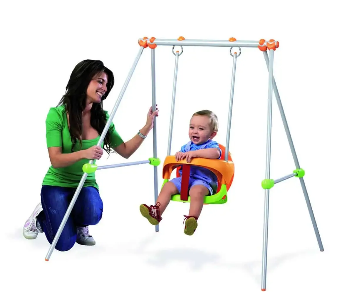 BALANÇOIRE EN MÉTAL POUR BÉBÉ